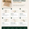 Infographie : comment utiliser votre siwak en 6 étapes, et ses bienfaits